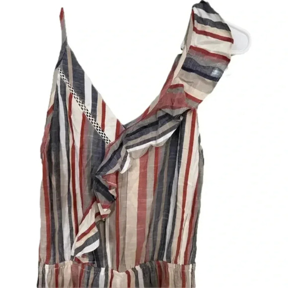NEW- NWT RAGA Justice Ruffle Stripe Romper | Size S - Picture 3 of 6